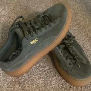 Puma Suede Platform Shoes
